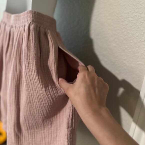 Nordstrom Free The Roses Dusty Pink Gauze shorts, New without Tags, Small - Picture 4 of 7